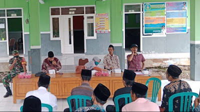 Sosialisasi, Warga Dusun Nangkaan Setujui Lahannya di Buka Jalan Program TMMD Tahun 2022