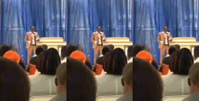 Ghanaian Pastor asks congregation to pay before they can touch him