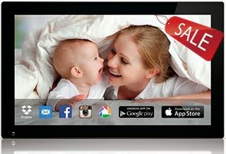 nixplay 18.5 inch Wi-Fi Cloud Digital Photo Frame. iPhone & Android App, Email, Facebook, Dropbox, Instagram, Picasa - W18A