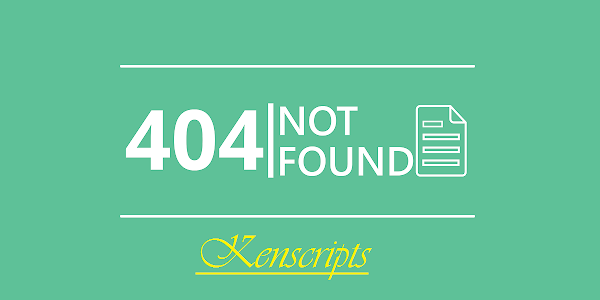 Membuat dan Memasang Error Page 404 Blogger