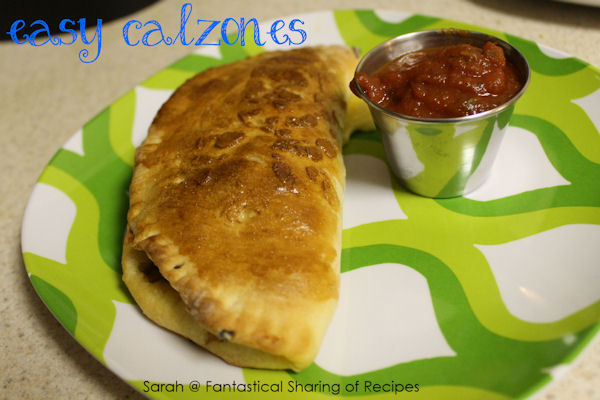 Easy Calzones - an absolutely incredible recipe that is customizable to each person's taste.
