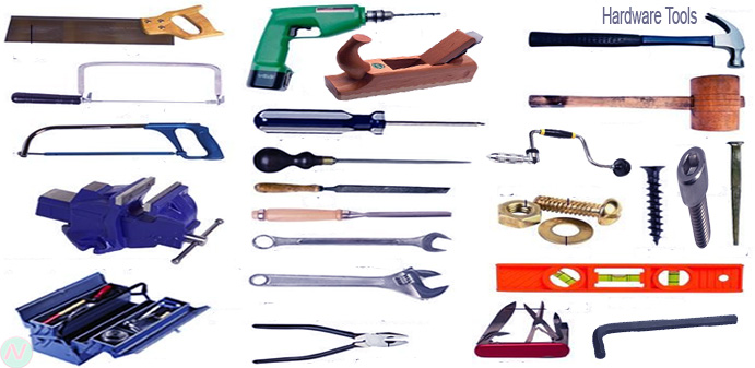 Hardware Tools Names & Picture  Necessary Vocabulary - Necessary