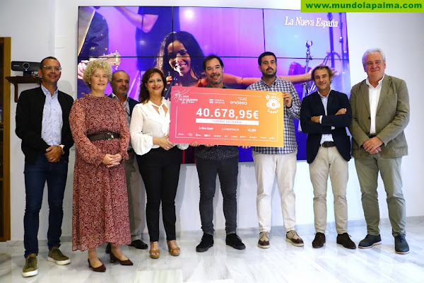 El Cabildo recibe la donación de más de 40.600 euros del concierto solidario organizado por Prensa Ibérica e impulsado por Endesa Music Lover