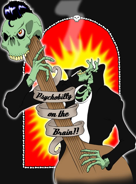 PsychoBilly Art with Skin Appeal