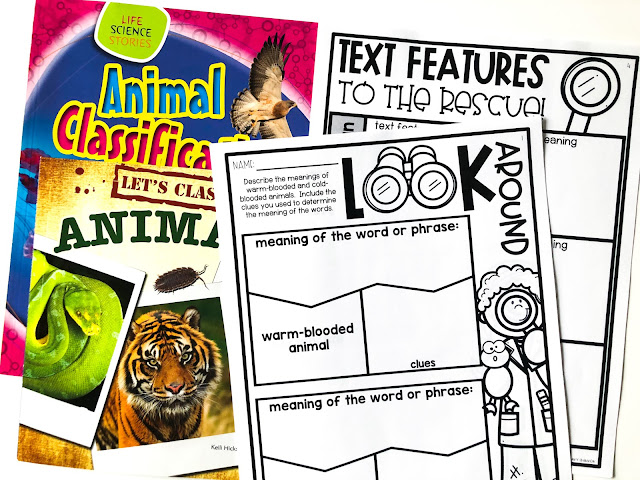 Determine the meaning of unknown words and phrases strategies, posters, and activities.