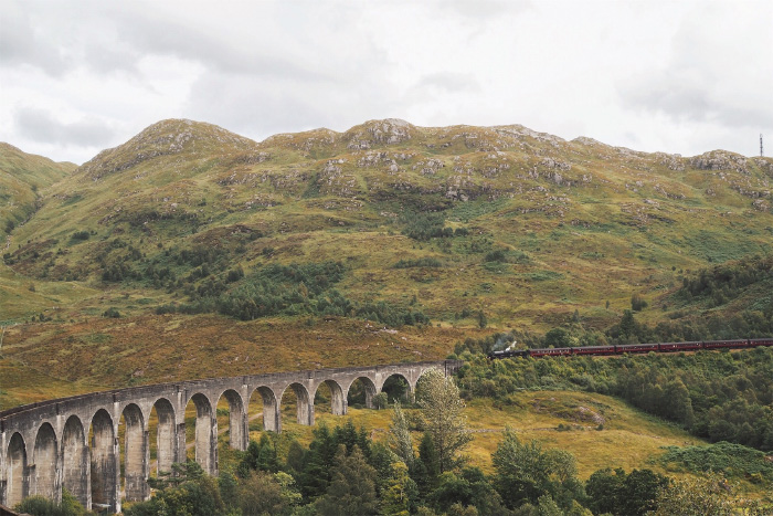 Viaduc de Glenfinnan en Ecosse