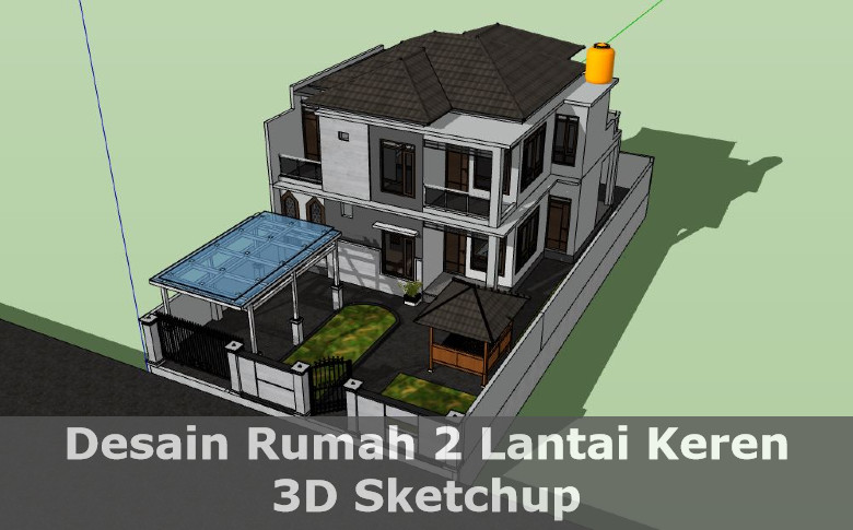 download 3D Rumah 2 Lantai Keren