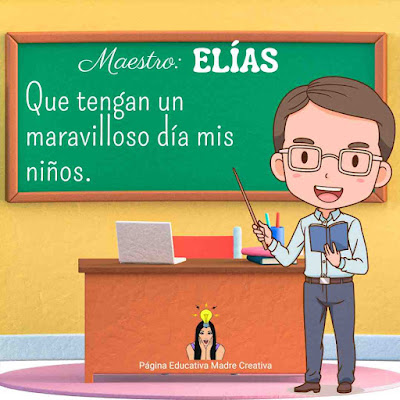 Solapín Maestro Elías para imprimir gratis