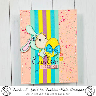 Easter Blessing Card Easter Bunnies Stamp Set Rick Adkins