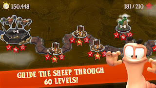 e puzzle yang menyuruh player untuk mengatur sekawanan domba agar mereka selamat hingga me Flockers apk + obb