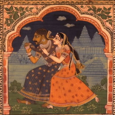 régi indiai festmény