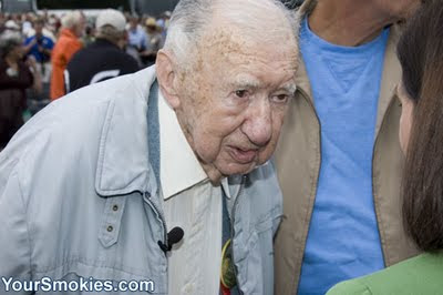 100 old Gudger Palmer had his roots in Big Cataloochee in North Carolina before he was forced to move out of the park at 25.