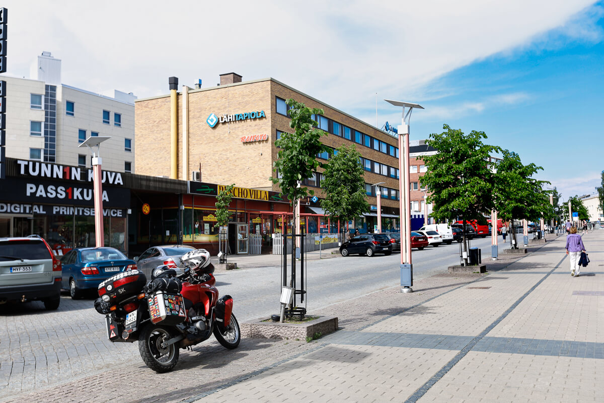 Rovaniemi darmowy parking dla motocykli