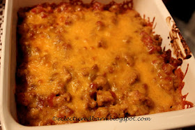Eclectic Red Barn: Low Carb Mexican Casserole baked