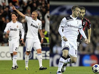 Real Madrid and Tottenham are the top scorers of the Champions League 2010-2011