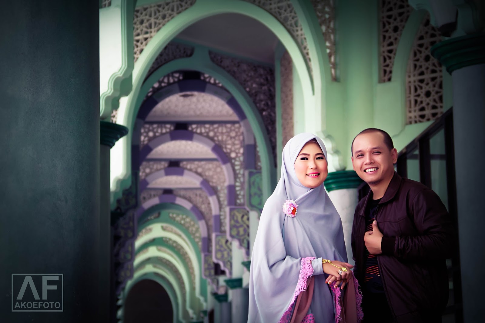 Prewedding Di Masjid Raya Al Azom Tangerang Pandu Dan Widi