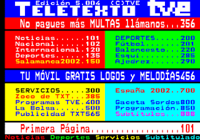 Teletexto de TVE