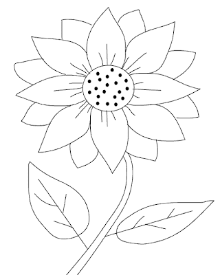 Free Coloring Pages Printable Sunflower Coloring Pages 