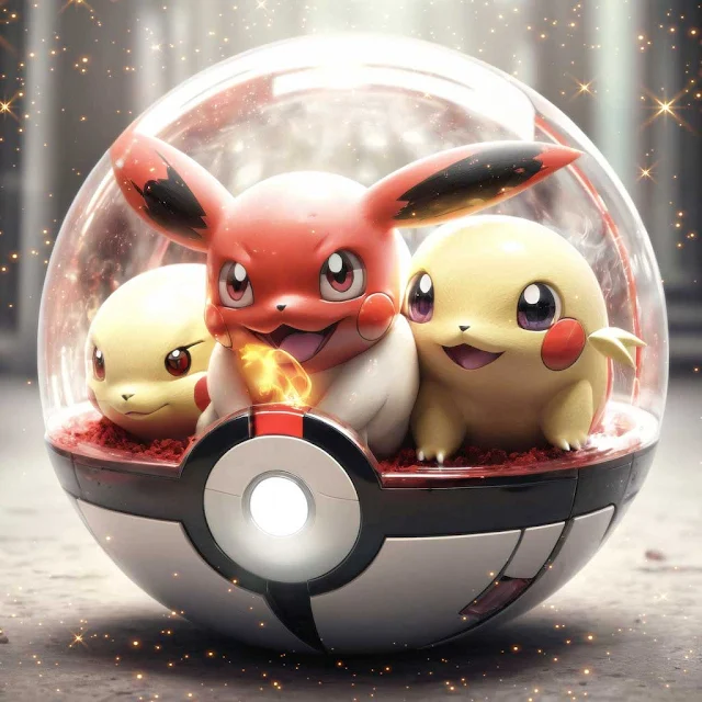 Papel de Parede PC HD: Pokémon, Pokebola, Fofo, Cute, 4K, Wallpaper