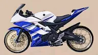 Modif R15 pake pelek ruji dan ban cacing