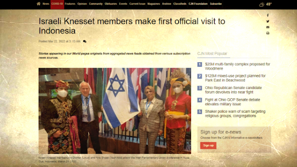 Media Israel Klaim Negaranya Lakukan Kunjungan Resmi Pertama ke Indonesia, DPR RI Membantah