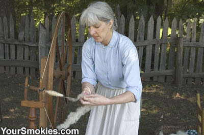 hands on demonstration of home life in the 1800s