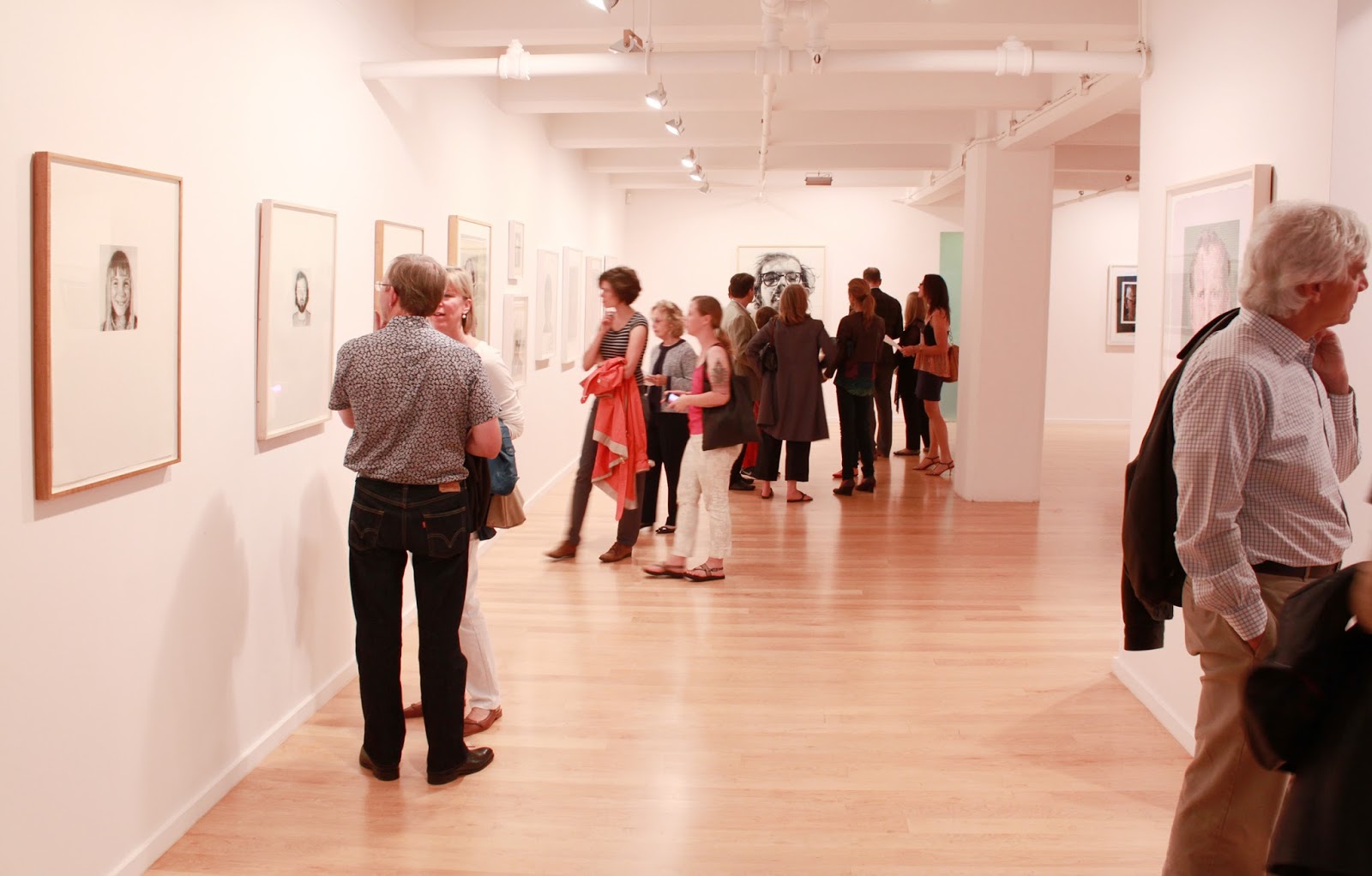 Photos from the opening below courtesy of John Berggruen Gallery: