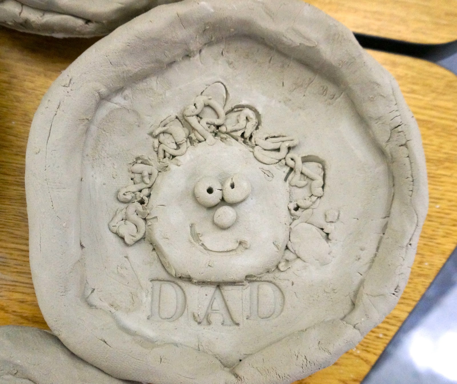 that artist woman: Fathers Day Clay