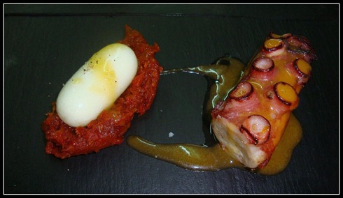 pulpo tomate papa