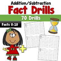  Addition Fact Drills