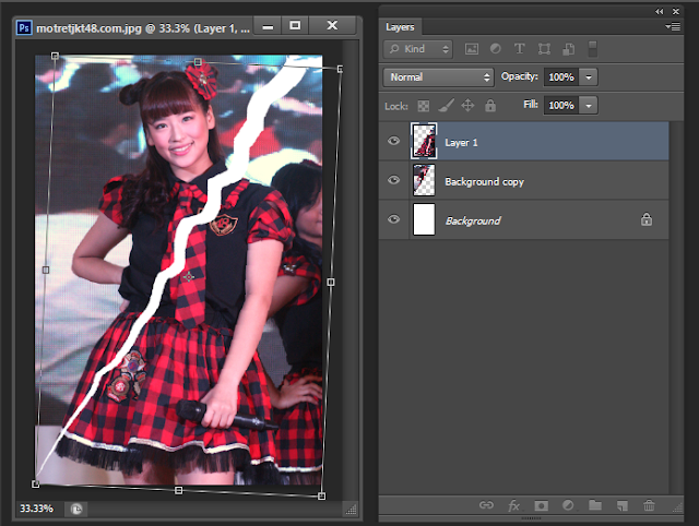 Cara Mudah Membuat Efek Foto Robek Menggunakan Photoshop CS6