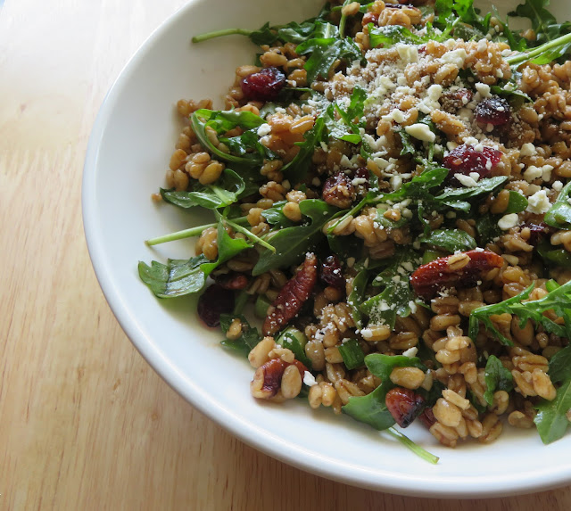 Cranberry, Arugula & Grains Salad