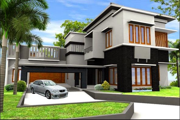 Model Rumah Modern Cantik  Dan Mewah Desain Rumah  Minimalis