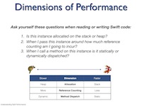 Dimensions of performance