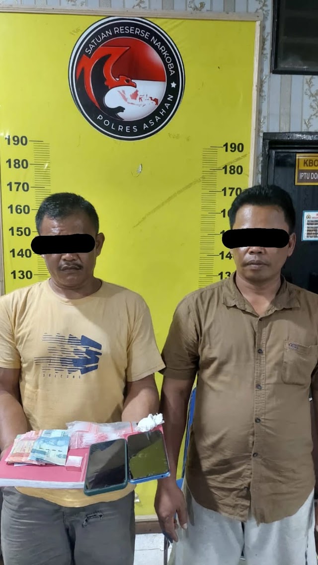 Dalam Satu Hari Satresnarkoba Polres Asahan Berhasil Meringkus Dua Orang Kurir Narkoba Di Lokasi Berbeda