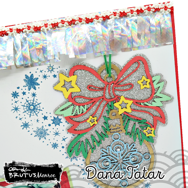 Add sparkle and shine to your Christmas scrapbooking with Deco Foil and Brutus Monroe Metallic Transfer Sheets. Easily add a foiled finish to die-cuts.