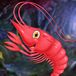 Play Games4King Pretty Shrimp Escape Game