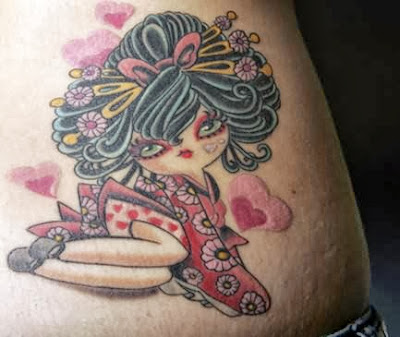 Tatuagens Femininas Rosa