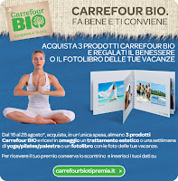 Logo Un premio sicuro a tua scelta con Carrefour Bio
