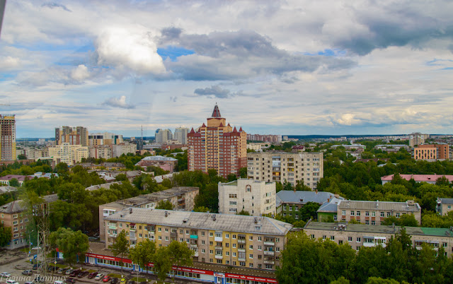 Фото с колеса обозрения Пермь