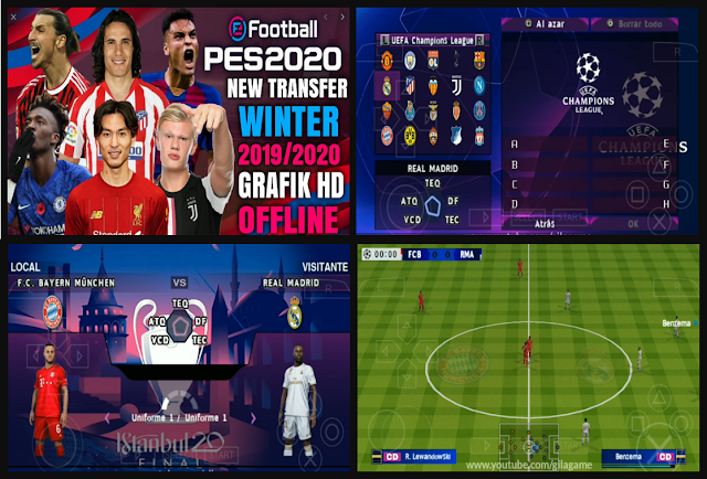 PES Chelito PPSSPP Update Transfer Winter 2020
