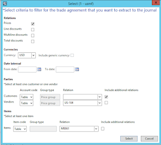 Updated select form to exclude additional relations on vendor