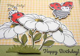 Heart's Delight Cards, Little Ladybug, 2020 Sale-A-Bration, Birthday Card, Stampin' Up!