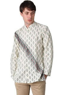 Modis Dengan Model Desain Baju Koko Modern Motif Batik