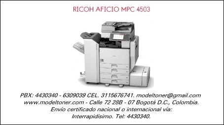 RICOH AFICIO MPC 4503