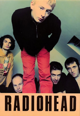 Els cinc integrants de Radiohead