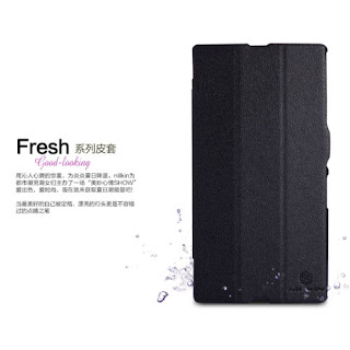 Nillkin Fresh Series PU Leather Cover Case For SONY Xperia Z Ultra XL39H Black