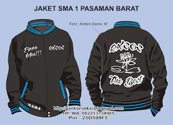 JAKET BASE BALL Pesanan SMA 1 PASAMAN Barat