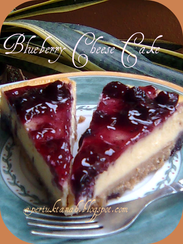 Periuktanah: Blueberry Cheese cake yummy