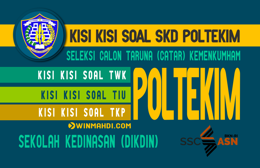 SOAL SKD POLTEKIM DAN PEMBAHASAN